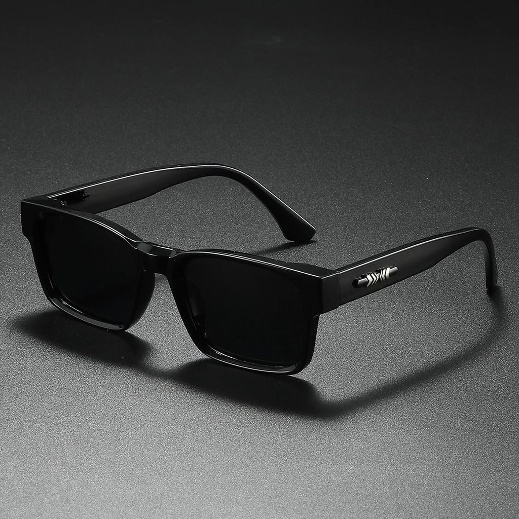 Retro Square Sunglasses Men Women Metal Core CP UV400 Sun Glasses for Travel Hiking Beach Fishing Eyewear