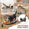 Building Dog Desktop Ornament Miniature Assembly Model Toy for Decoration