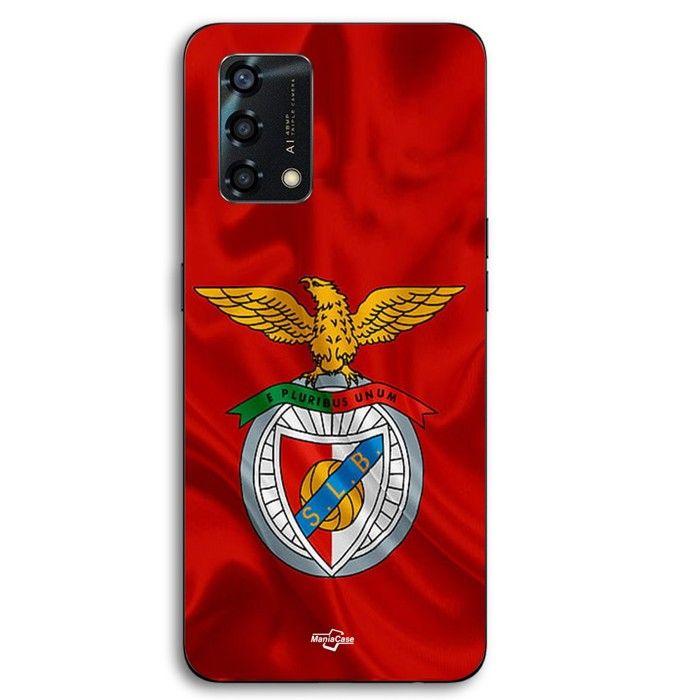 Coque pour téléphone - MANIACASE - Oppo A95 - Silicone TPU - Motif Benfica (fond rouge) - Protection quotidienne