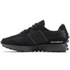 Men's New Balance 327 Sneakers Black Leather Sports Shoes (MS327CTB)