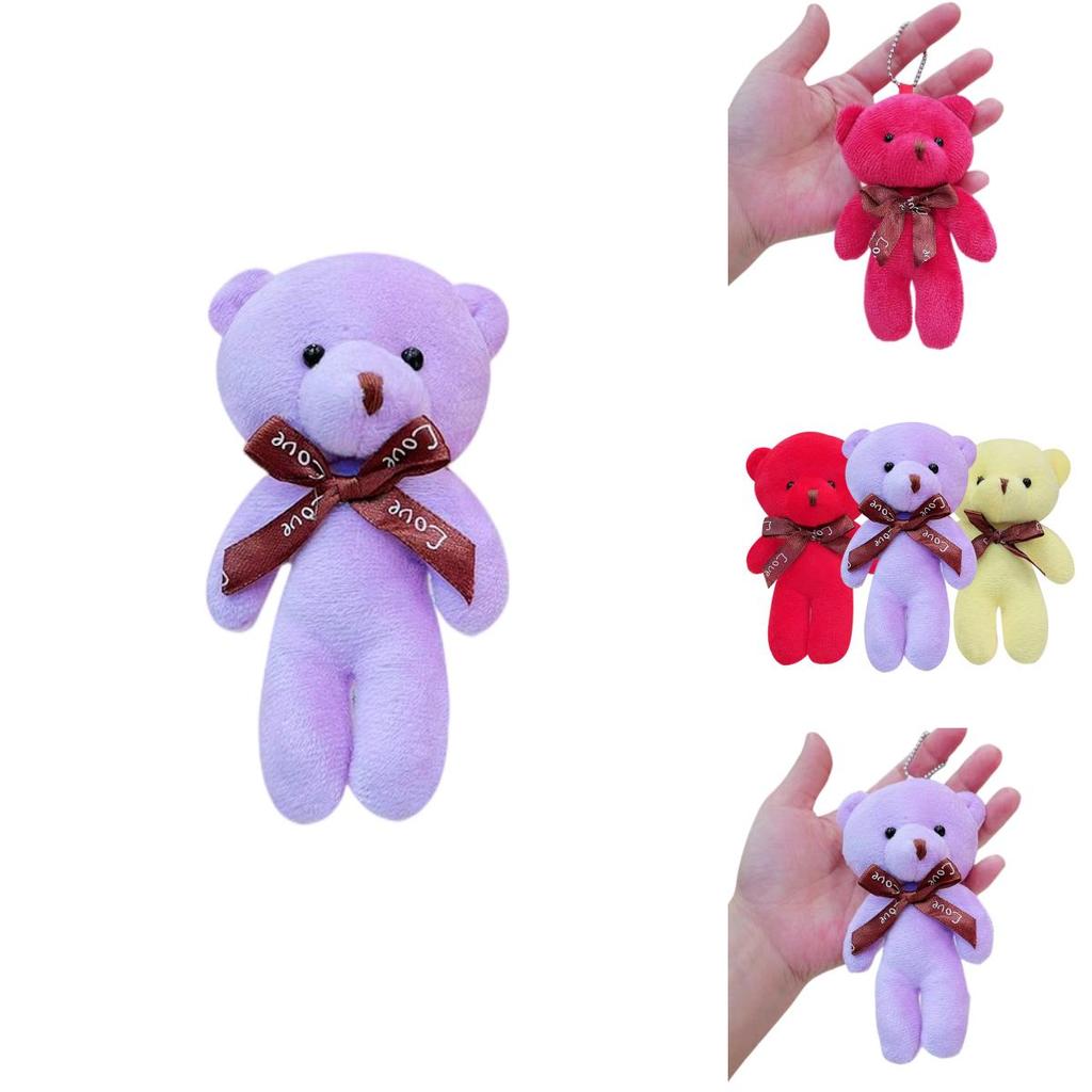 Niedlicher Teddybär Plüsch Schlüsselanhänger Anhänger Großhandel Geschenk