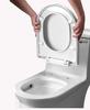 Universelle verdickte Toilettensitzauflage mit Absenkautomatik