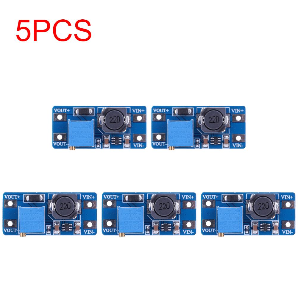 10-2PCS MT3608 Booster Power Supply Module DC-DC Step Up Converter Power Apply Module Adjustable 2A Max 2V-24V To 5V 9V 12V 28V