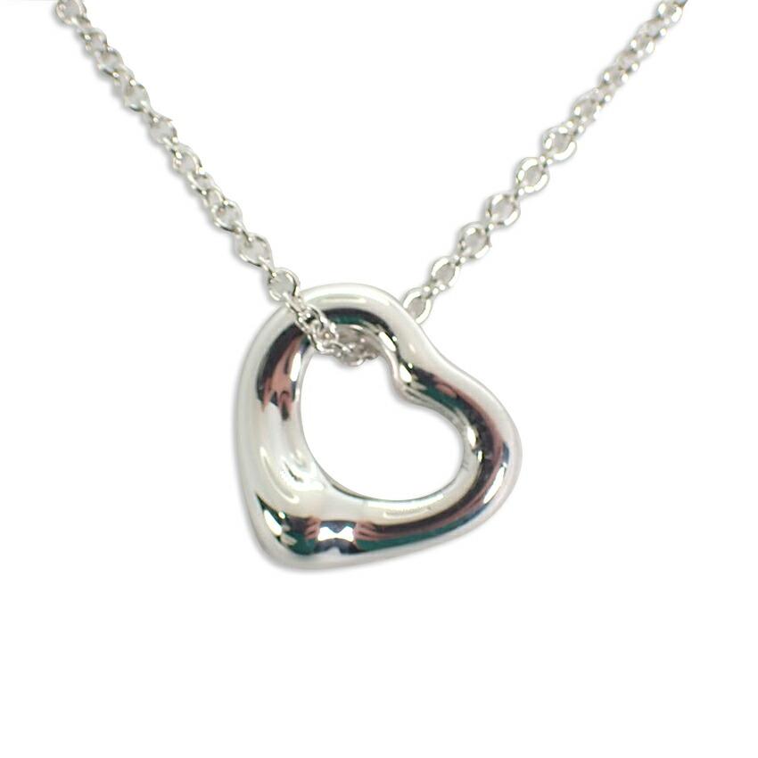 

[Б/у] TIFFANY/Tiffany 925 Open Heart Подвеска/ожерелье [g308-52]