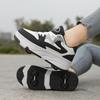 New Style Crazy 4-Wheel Roller Skates for Kids: Transformable Sneakers for Boys, Girls, and Teens