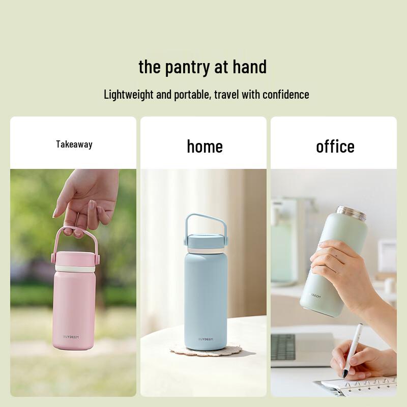 Buydeem 640mL Insulated Tea Infuser Tumbler