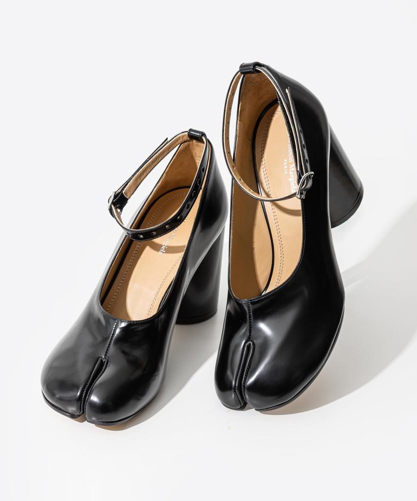 Maison Margiela Tabi Size cm Pumps, S34WL0021PS679, Women's, Black, 24.5 [Used]