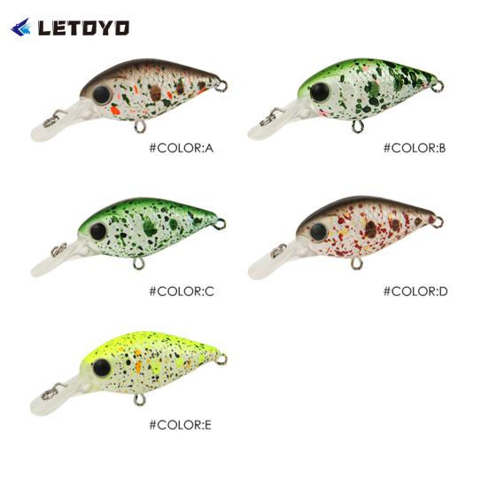 3.2g 5cm 3D Eyes Fishing Lure Simulated Shallow Diving  Slow Sink Artificial Hard Bait
