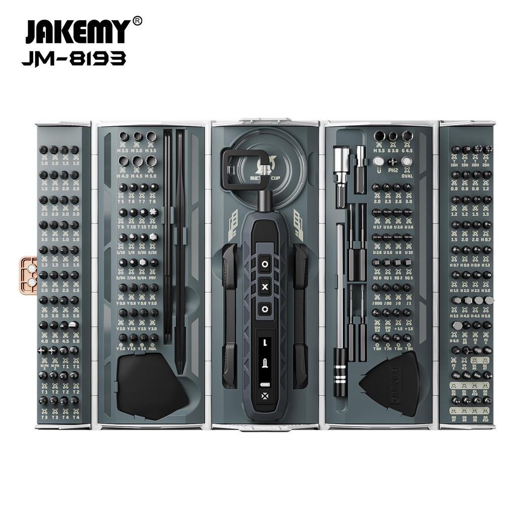 JAKEMY JM-8193 Multifunctional Precision 180-Piece Screwdriver Bit Set