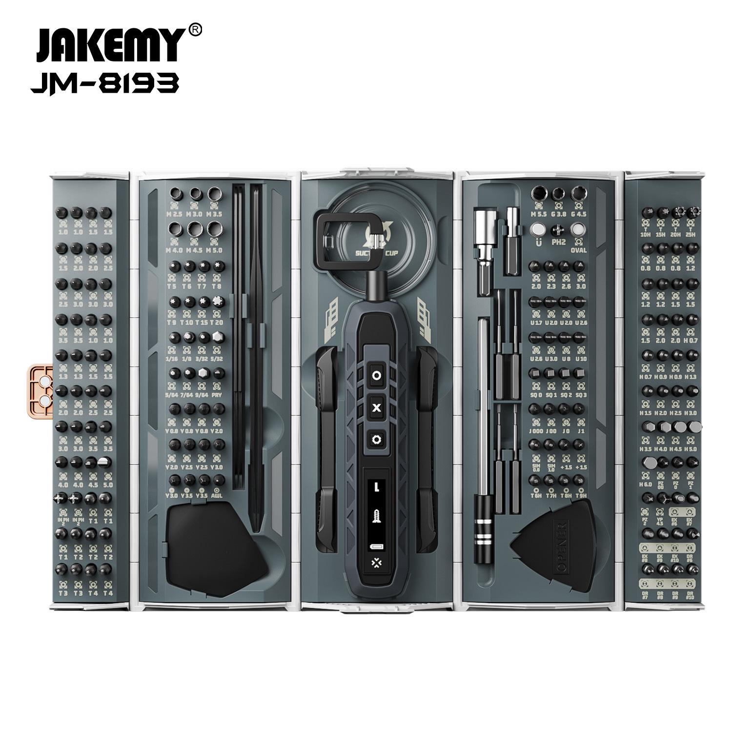 JAKEMY JM-8193 Многофункциональный Прецизионный Набор из 180 бит для Отвертки
