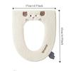 Toilet Cushion Cover Cartoon Toilet Seat Cover Warm Detachable Toilet Seat Cushion Thickened Washable Toilet Gasket Bathroom