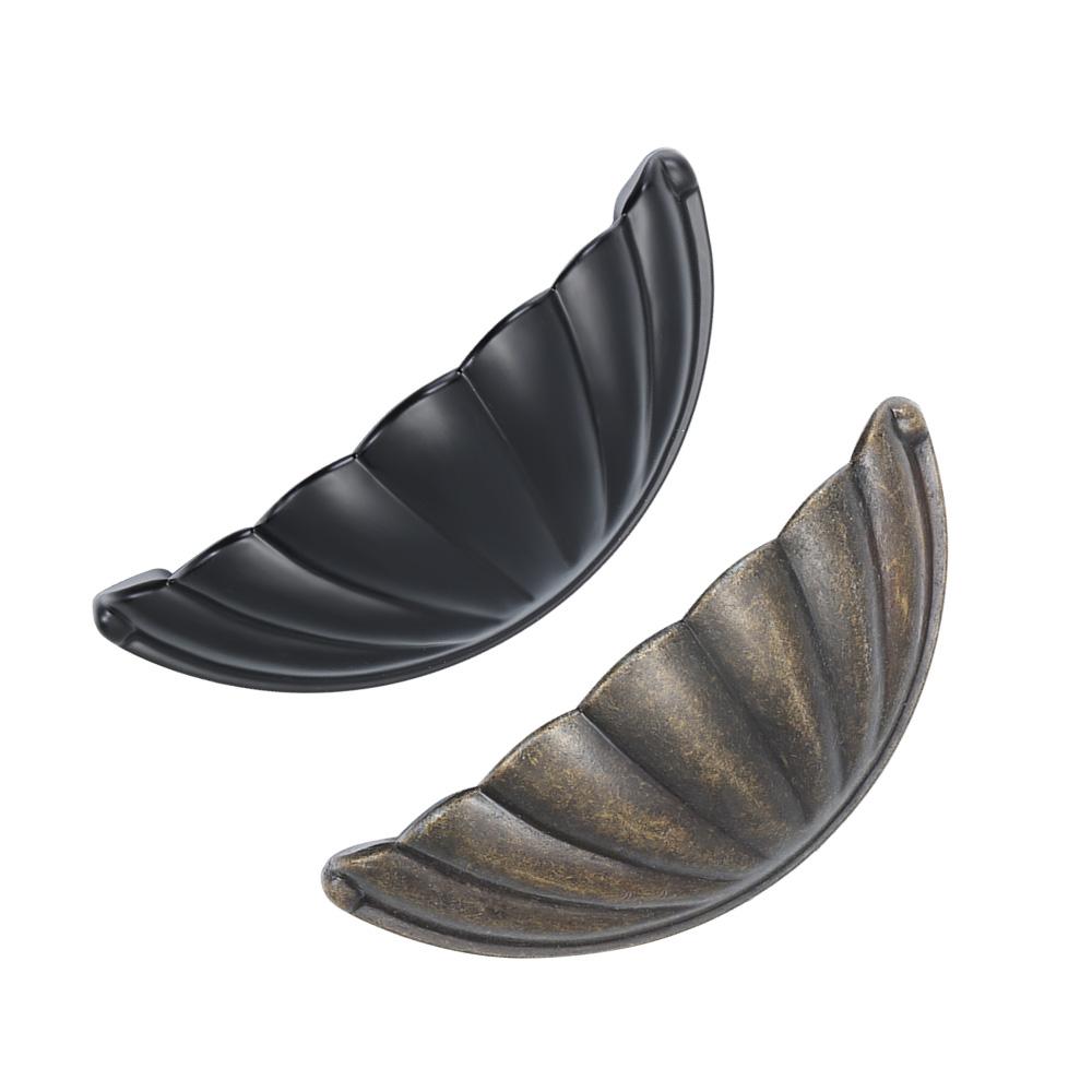 Hardware Vintage Furniture Fittings Dresser Cabinet Pulls Shell Shape Drawer Knobs Door Handles