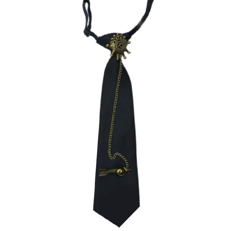 2000s School Uniform Tie Steampunk Fashion Anime Costume Neck Tie Party Neckwear