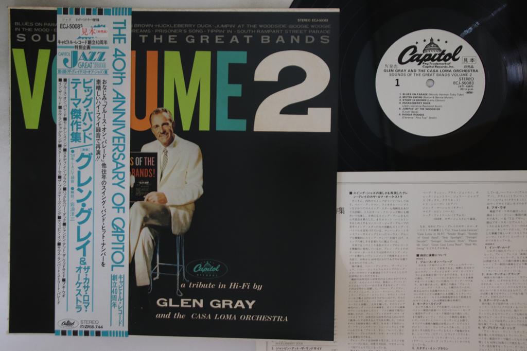LP Record GLEN GRAY - Sounds Of The Great Bands Volume 2 ECJ50083PROMO CAPITOL 1982 Japan Obi Jazz Used