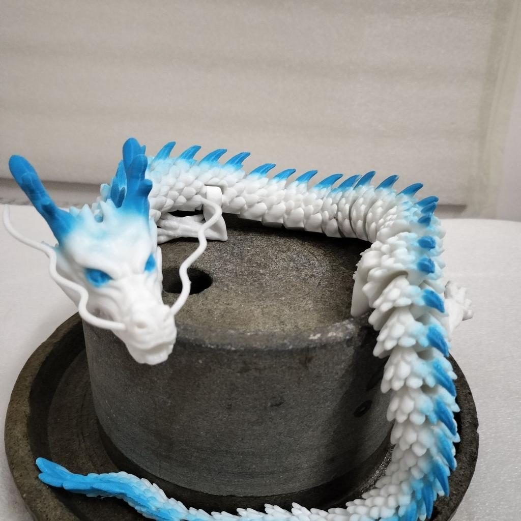 3D Dragon Ornament Moveable Body Joints Desktop Fish Tank Aquascaping Bonsai Decoration Lucky Dragon Crafts Home Decoration Gift