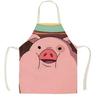 Cute Piggy Pink Pig Print Sleeveless Linen Apron Adult Kids Kitchen Stain Resistant Baking Accessories Household Cleaning Bibs