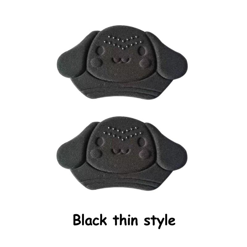 

Регулируемый размер стельки, накладка на пятку для детской обуви, снимающая боль и износостойкая накладка, подушечка для ухода за ногами 9*5*0.3cm чёрный