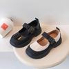 Sapatos de Couro para Meninas para Escola Festa Casamento Elegantes Mary Janes de Couro Mocassins Princesa Crianças