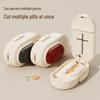 Pill Cutter & Splitter: Precise Shearing Tool, Multi-functional Portable Pill Box
