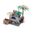 Army Series USA Battle Gun Cannon Brick Playset WW2 German Anti-aircraft Rocket Army Soldier Figures Block Bricks Kids Toys  Playsetss