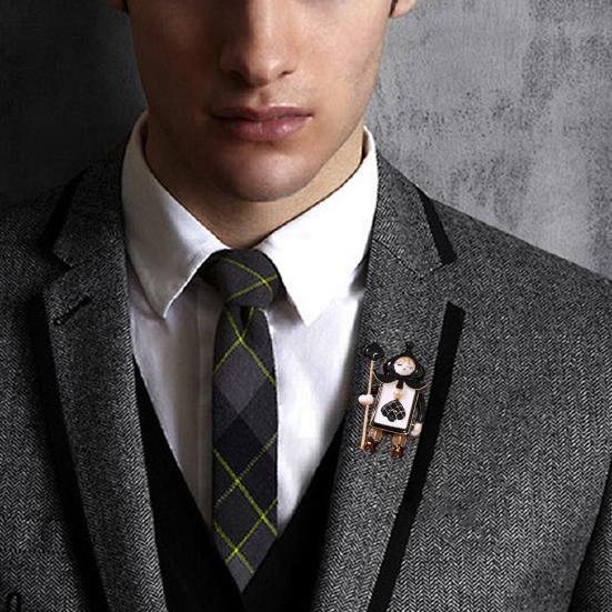 Heart Spade Soldier Brooch Retro Enamel Brooch Pin Cute Soldier Lapel Pin Accessory for Shirt Coat Hat Bag Women Men Christmas Outfit