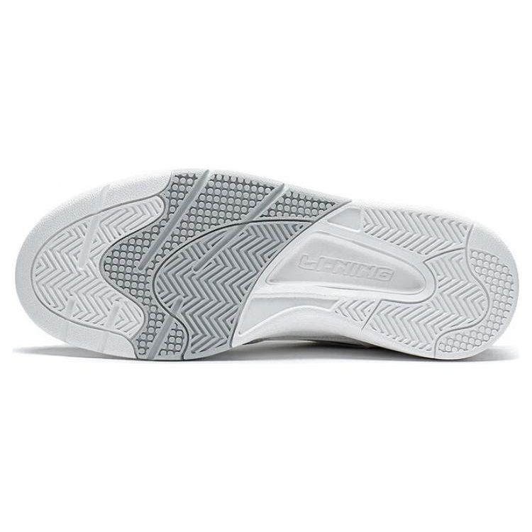 Li Ning Basketball Culture OG 90 Durable Breathable Low-Top Retro Basketball Shoes Men Sneaker White Gray ABCT047-2