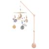 Baby Bed Bell Toy Holder Crib Bed Bell Wooden Bracket Baby Mobile Hanging Rattles Toy Holder Decorative Accessories Arm Bracket