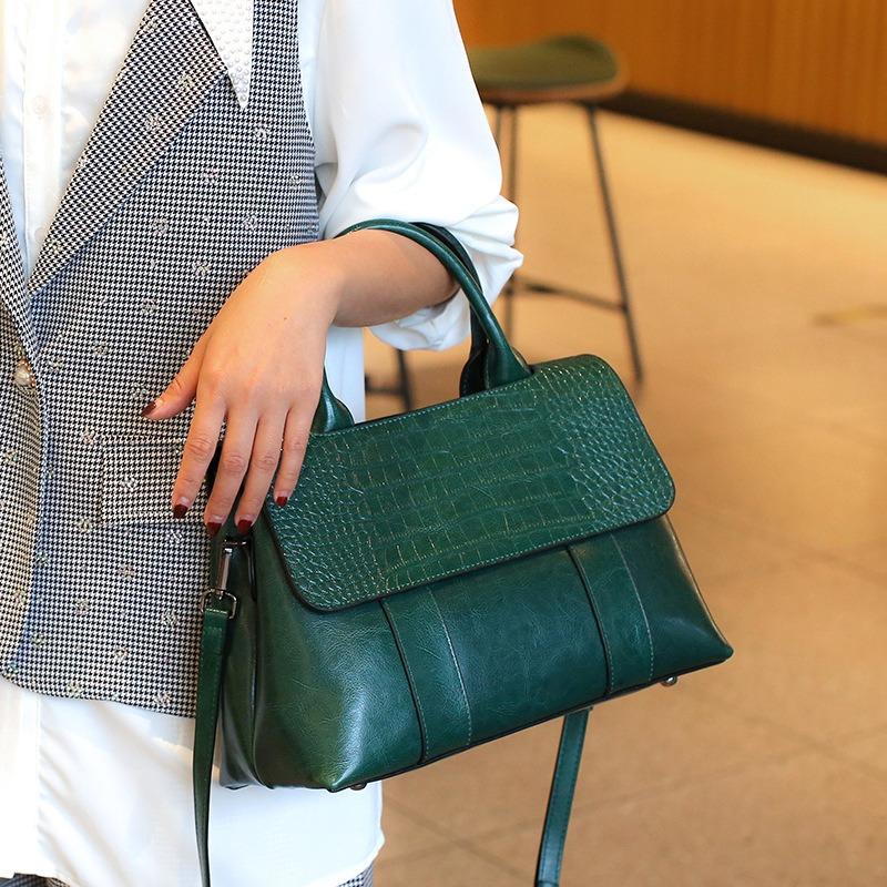 Leather women's bags, large bags, women's new large-capacity tote bags, women's handbags, messenger bags, women