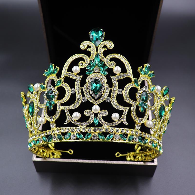 

Tuanming европейские и американские аксессуары для волос Crystal Crown для конкурсов красоты и свадебных головных уборов