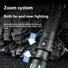 Powerful LED Flashlight Portable Zoomable Tactical Torch Waterproof Outdoor Hiking Emergency Fishing Camping Laser Flashlights