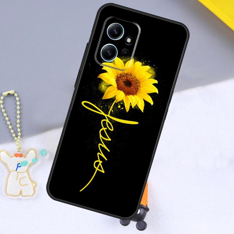 

Sunflower Jesus Christ Case For Xiaomi Redmi Note 11 10 9 8 12 Pro 10S 11S 12S Cover For Redmi 12 9C 10C 12C 13C Redmi Note 9 Pro