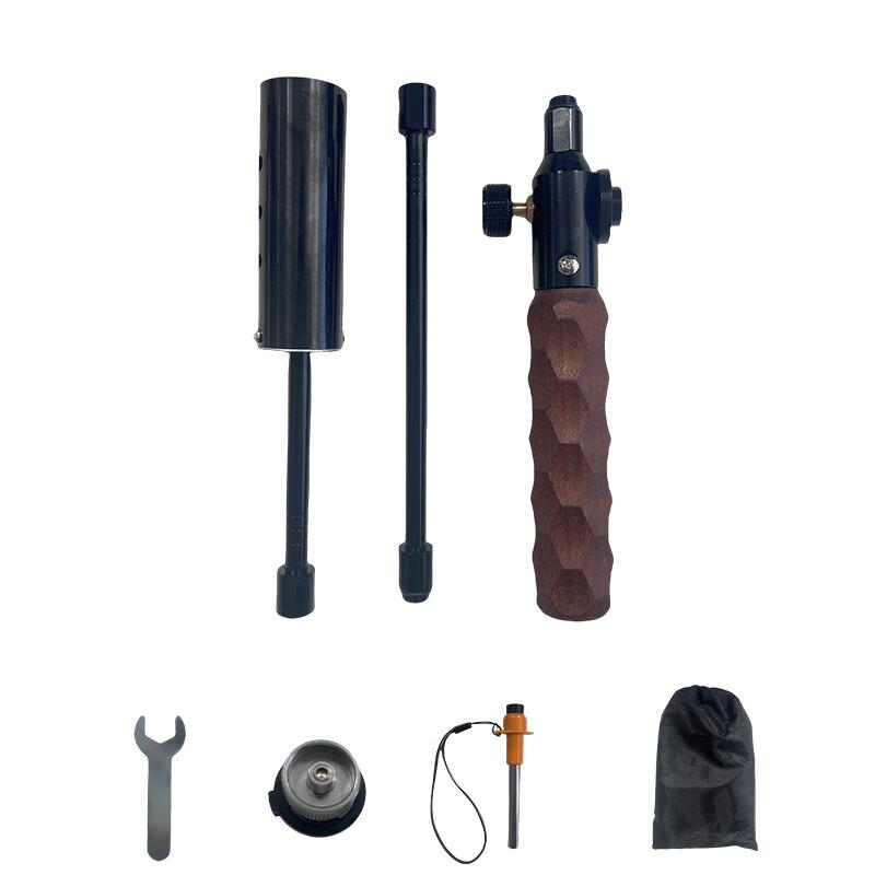 Nufeng Наружная длинная газовая горелка с деревянной ручкой Long