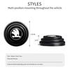 Silicone Car Logo Door Trunk Shock Absorber Sticker Gaskets Pads For Skoda Octavia Rapid Kodiaq Karoq Kamiq Superb Derivative hbkm45