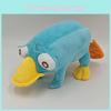 Blue Platypus Plush Toy Stand Upright Stuffed Animal Figure Decoration Accessory