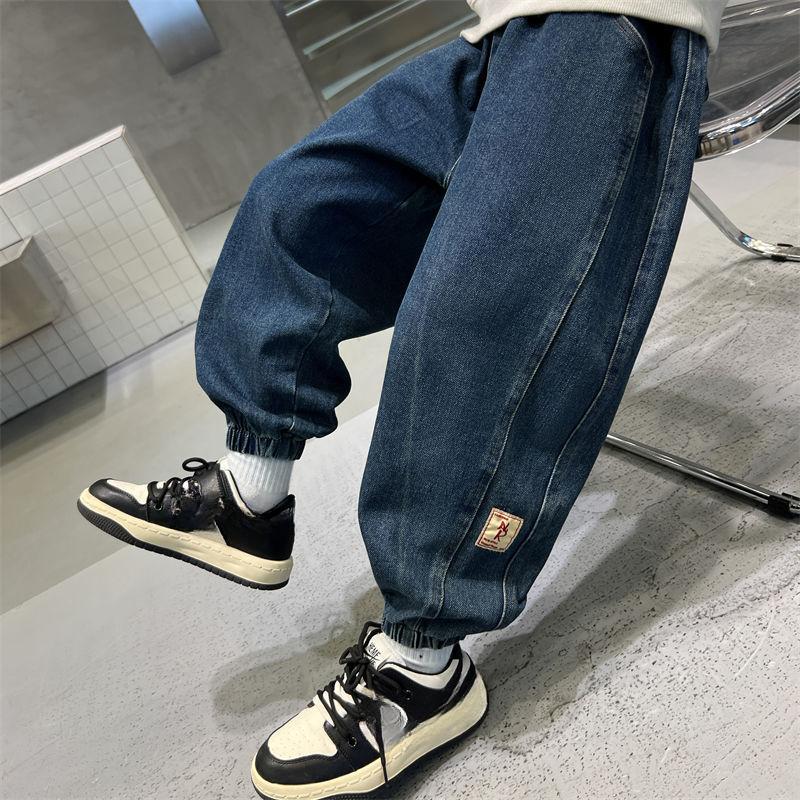 Children's Clothing Boys' Jeans Autumn and Winter Pants Children's Jeans and Pants Trend