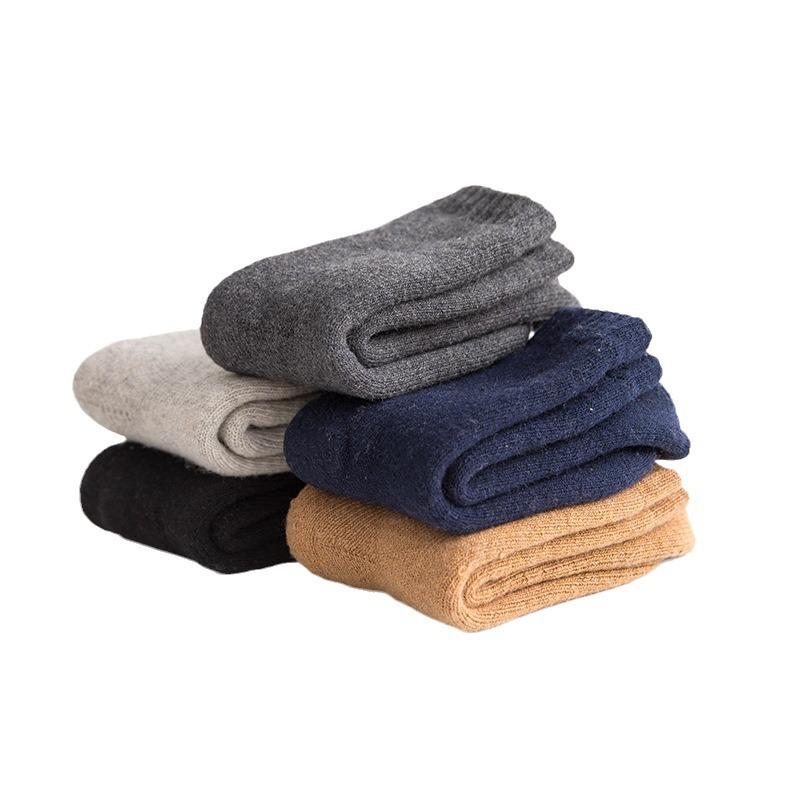 Winter Warmest Padded Thick Men's Towel Bottom Circular Sock Mid-calf Warm and Thick Socks Floor Men's Socks