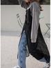 Korean Chic Lace See-Through Strappy Dress & Tie Cardigan - 2026 Spring/Summer Collection for Women