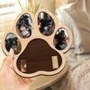 Cat Paw Shape Pet Keepsake Photo Album Handcrafted Memorial Picture Frame  Memorial Gift