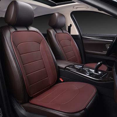 Cuscino per Sedile Anteriore Auto Coprisedile Integrato in Pelle Tutte le Stagioni Universale Adatto alla Maggior Parte delle Auto Impermeabile e Resistente all'Usura