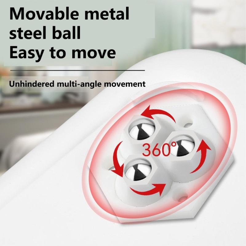 Pack Of 4 Adhesive Mini Casters Wheel with 360 Degree Rotation Rolling Wheel for Kitchen Appliances & Furniture