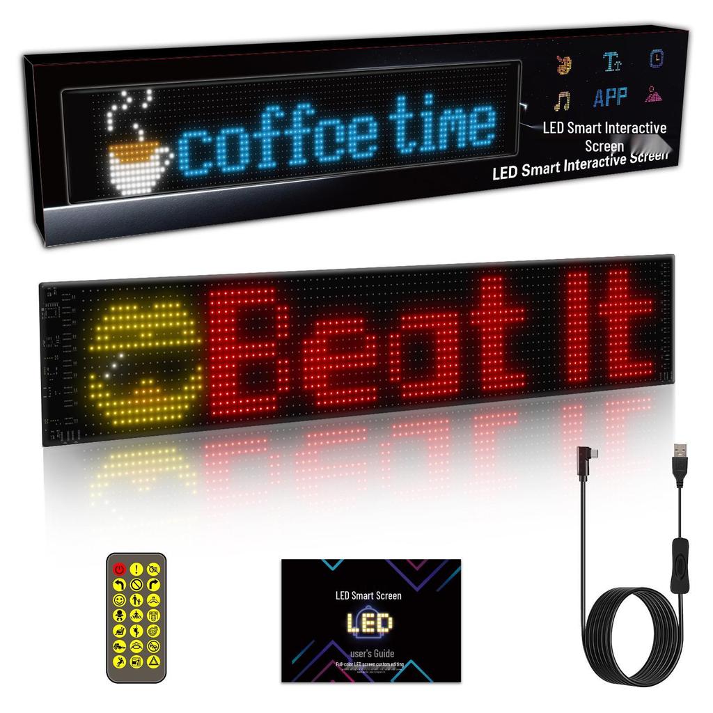 Truck Devil Eye Dynamic LED Light: Smart Car Sticker with LED Screen