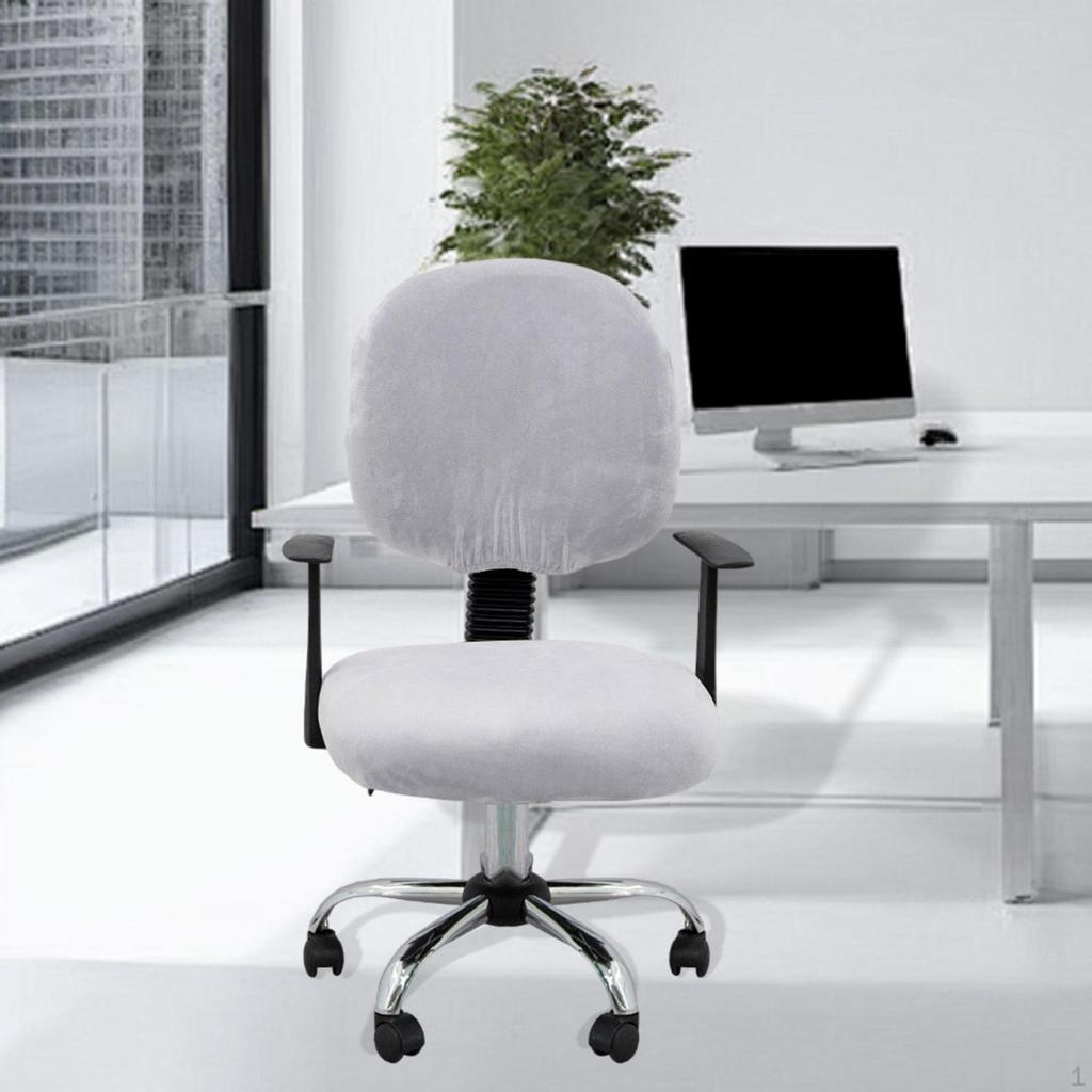 Pokrowiec na krzesło komputerowe z wyjmowaną i rozciągliwą ochroną