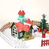 1 Set Interactive Handmade DIY Assembly Kit Paper Creative House Shape DIY Assembly Accessories for Children