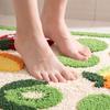 Non- Absorbent Bath with Strawberry and Design - Soft Faux Bathroom for Shower Floor