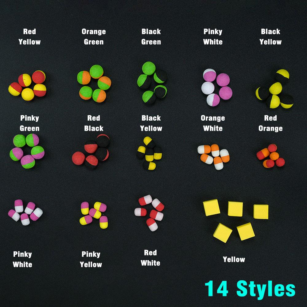 70Pcs Complete Fishing Float Kit with Tackle Box, Assorted Foam Fishing Bobbers Strike Indicators for Carp Trout Fishing
