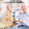 Bird Noise Maker Motion-Activated Chirping Bird Music Box Nature Voice Sleep Aid for Recreation Area Meditation Guest Room