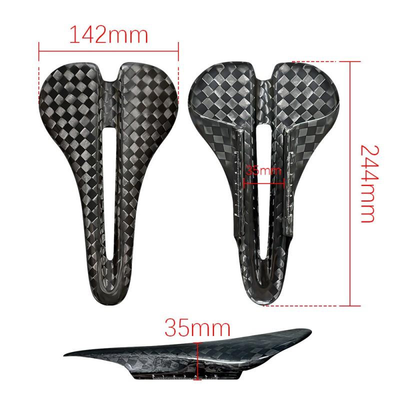 Ultra-Light Carbon Fiber Bicycle Saddle Road Mountain Folding Bikes 70g Universal Seat