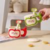 Creative Cute Apple Water Cup High Value Ceramic Mug with Lid Spoon Practical Souvenir Gift Box