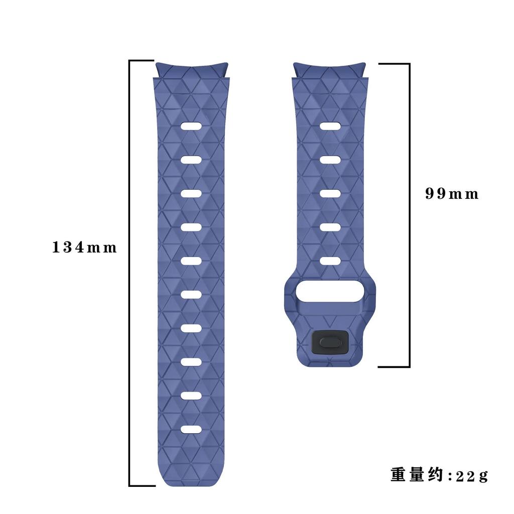Football Pattern Silicone Strap for Samsung Galaxy Watch 7 6 5 4 44mm 40mm Bracelet Watchband Watch 6-4 Classic 47mm 46mm Correa