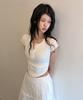 Kkuape Button Slim Round T-Shirt_3Color